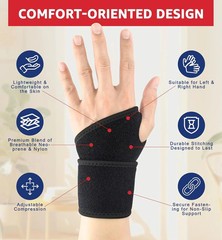 Wrist Hand Brace Support Carpal Tunnel Sprain Arthritis Gym Splint Left / Right