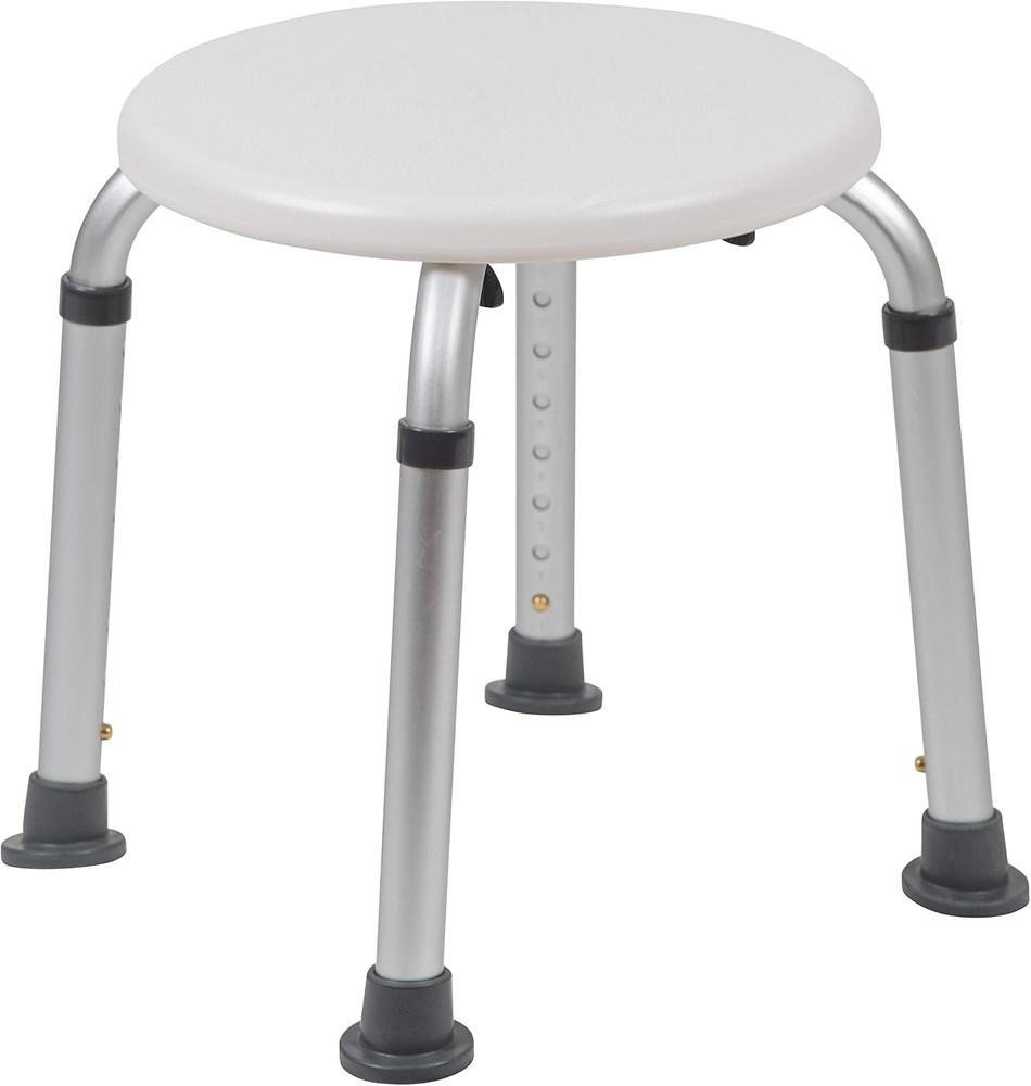 Hercules Series Aluminum Bath and Shower Chair with Adjustable Seat Height