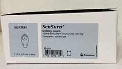 Coloplast 15624 SenSura EasiClose wide outlet Ostomy Pouch Drainable 1BX/10EA