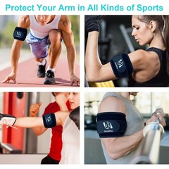 Bicep Tendonitis Brace, Upper Arm Wrap, Tricep Compression Sleeve Support Ban…