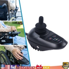 Waterproof Instruction Joystick Electric Power 4 Keys Wheelchair Controller .