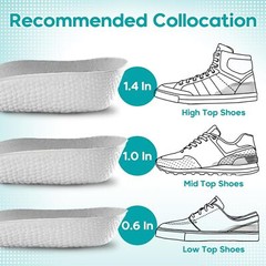 Brandone Insoles – Orthopedic High Pads 1.0 – Height Increase Insoles – Arch …