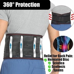 Back Brace Herniated Disc Lumbar Support Belts Lower Pain Support Relief Girdle