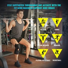 Hinged Knee Support Knee Brace Swollen ACL Tendon Ligament and Meniscus Injury