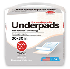 100 NEW HEAVY BED PADS Adult Urinary Incontinence Disposable Pee Underpads 30×30