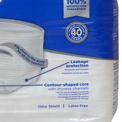 Attends 2 pk Extra Heavy Absorbency Underwear Diapers L 44″-58″ 36 Count