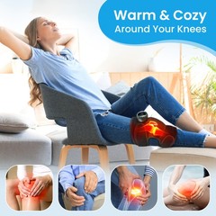 Touch Screen Shoulder Massager 5 Level 40℃-60℃ Heated Brace Pain Relief for Knee