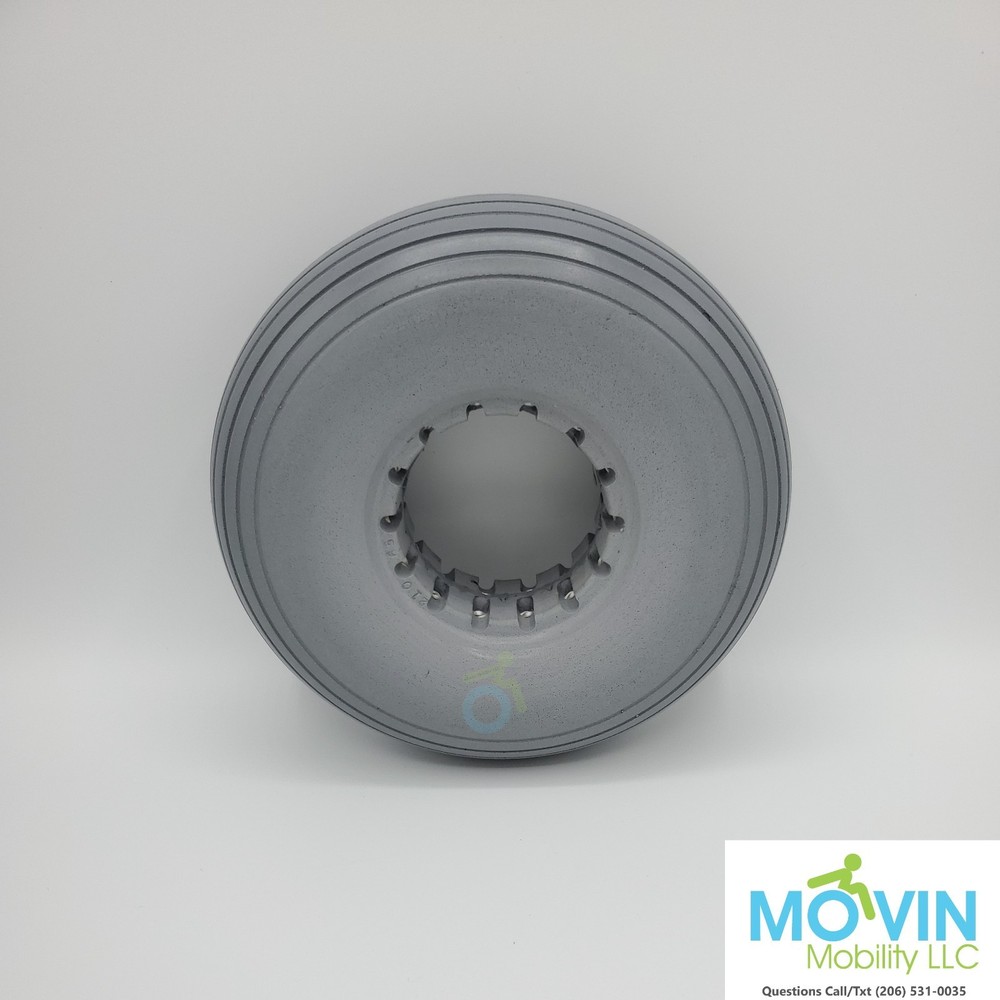8″ Solid Caster Wheel Tire for Permobil F3 F5 Power Wheelchair (Gray 210-65)