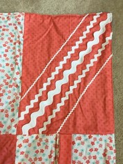 Handmade Fidget Activity Mat Alzheimer’s, Dementia, Special Needs Green Peach