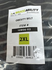 Obesity Belt Waist Support for Men Women Plus Size Tummy Girdle Stomach Band 2XL