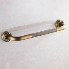 Antique Bronze Bathroom Grab Bar Safety Handrail Shower Wall Mounted Bath Decor
