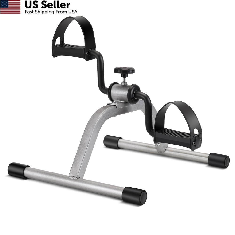 RYGEO Pedal Exerciser Mini Exercise Bike for Leg and Arm Grey-01, GREY
