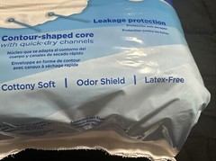 Attends AP0730 Disposable Cloth Diaper – Large, Pack of 18
