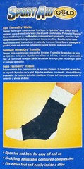 Sport Aid GOLD ThermaDry3 Ankle Wrap Large Black FREE SHIPING NEW