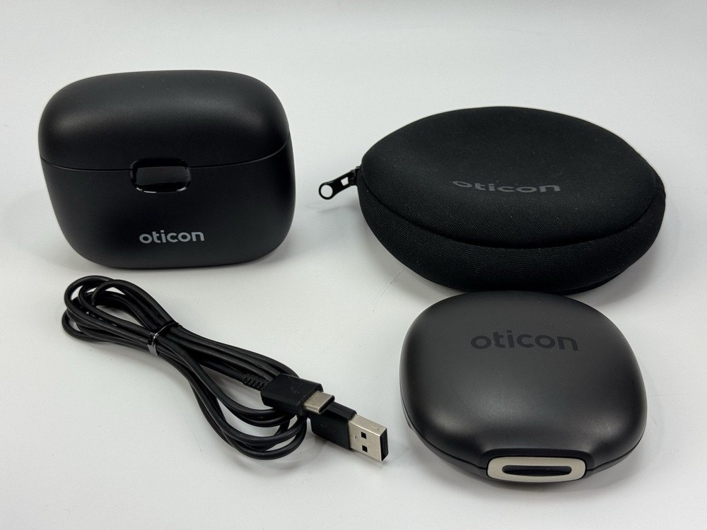 OTICON Minirite R Smart Charger Only (Model C-2A) w/ Charging Cable Storage Case