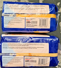 Walgreens Feminine Pads with Wings for Women Overnight Size 4 32 Cnt.