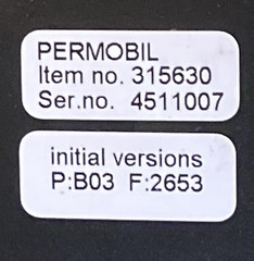 Permobil ICS Switchbox Power Seat Control Keypad 315630 – 1828839 – #L186