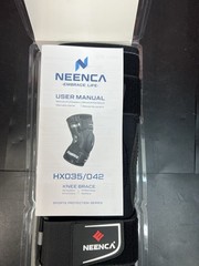 NEENCA Hinged Knee Brace L X-Strap ACL MCL Meniscus Support Black