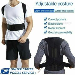 Posture Corrector Back Shoulder Support Straightener Brace Belt Men Women