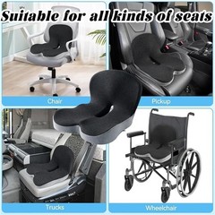 Celinva Orthopedic Cushion, Seat Cushion for Office Chair and Car, Ergonomic