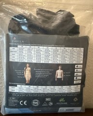 Isavela Compression Pants Adjustable Anti-Microbial Black LG BS04-LG-BL