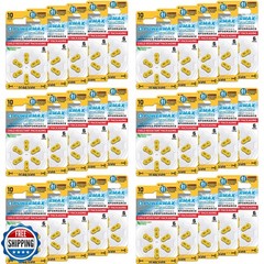 Powermax Size 10 Hearing Aid Batteries, 180 Count Long-Lasting Battery Pack,
