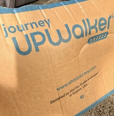 New Journey UPWalker Breeze Traditional Rollator Walker with Seat for Adults