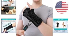 Ergonomic Wrist Brace for Arthritis & Sports Injuries – Adjustable & Lightweight