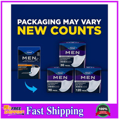 TENA Incontinence Guards for Men Overnight Super Absorbency 96 Ct Extra Coverage