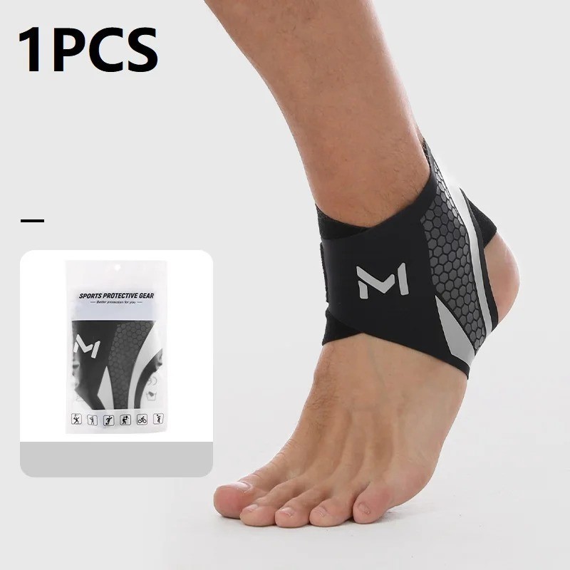 1-2PCS Ankle Compression Support Brace Sleeve for Running Sports Men Women