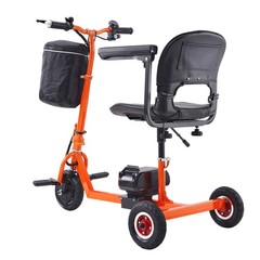 Foldable 3 Wheel Mobility Scooter for Seniors Portable Electric Powered Scooters