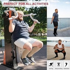 1Pair 2XL-7XL Plus Size Compression Socks Open Toe Compression Women& Men