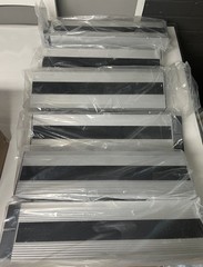 Wheelchair Threshold Ramp 4” Rise Aluminum Doorway Curb Ramp