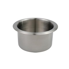 Pastlla 2pcs Stainless Steel Cup Bottom:3.54″, Top:4.37″, Height:2.2″, Silver