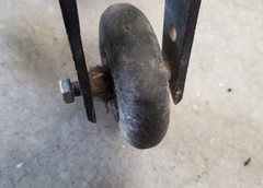 (4) Black Cone Spacers and (2) Replacement Axles for Wheelchair Caster Wheels.