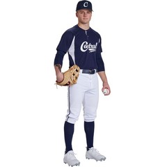Champro Baseball Knickers Triple Crown 2.0 Adult Medium White Navy Braid