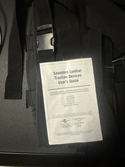 Saunders HomeTrac Deluxe Lumbar Support System w/ Case – NIB