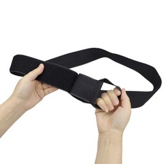 2 Pack Wheelchair Thigh Strap Leg for Keeping Legs Black