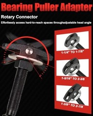 12-Way Slide Hammer Puller Set, Front Wheel Hub Remover & Rear Wheel Axle