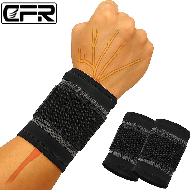 Wrist Brace Support Strap Carpal Tunnel Sprain Arthritis Sports Tennis Wrap Gym