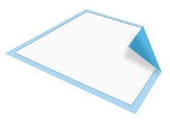 Underpad McKesson Lite 23X36 Inch Disposable Fluff Light Absorbency Case of 120