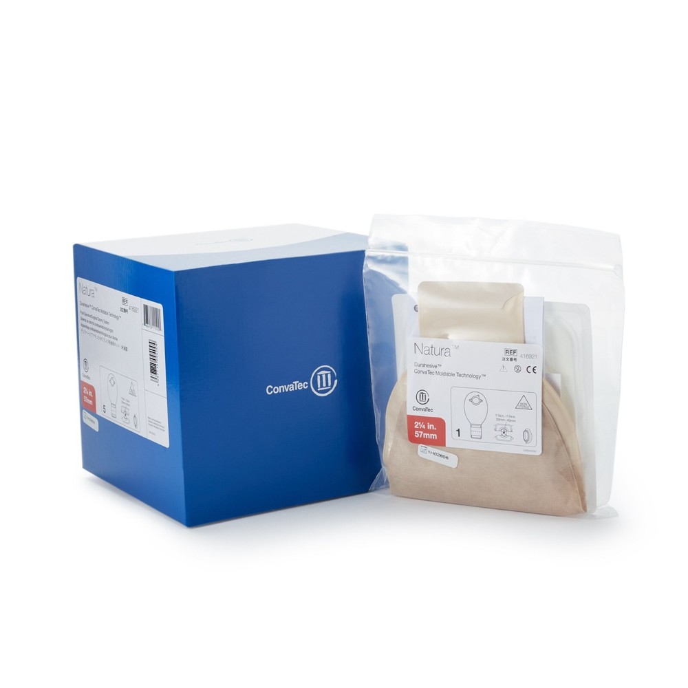 ConvaTec 416921 Post-Op Ostomy Pouch Natura Two-Piece System – 2 1/4″ – 7 Packs