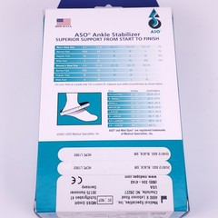 Med Spec ASO Ankle Stabilizer (Small, Black) – Ankle Brace
