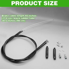 14Pcs Brake Cable Drive Rollator Replacement Parts, Brake Cable Parts for Walker