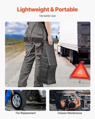 HeavyDuty Car Ramp 9 Ton 20000lb Vehicle Service Lift 5.5 Inch Height PP Portab