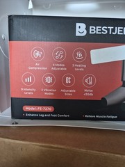 BESTJEEF Air Compression Leg Massager with Heat : Foot and Calf Massager