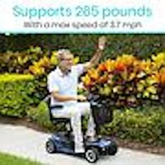 4 Wheel Mobility Scooter – Available in Blue and Silver