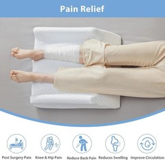 Leg Elevation Pillow for Blood Circulation After Surgery Swelling, Wedge Pillow