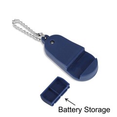 Digital Battery Tester for Hearing Aids with LCD Display and Storage Compartment