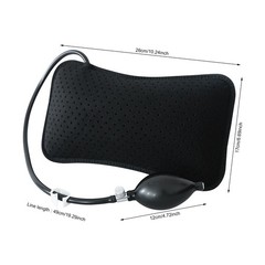 Inflatable Lumbar Support Pillow Portable Adjustable Back Pillow Lumbar Cushion